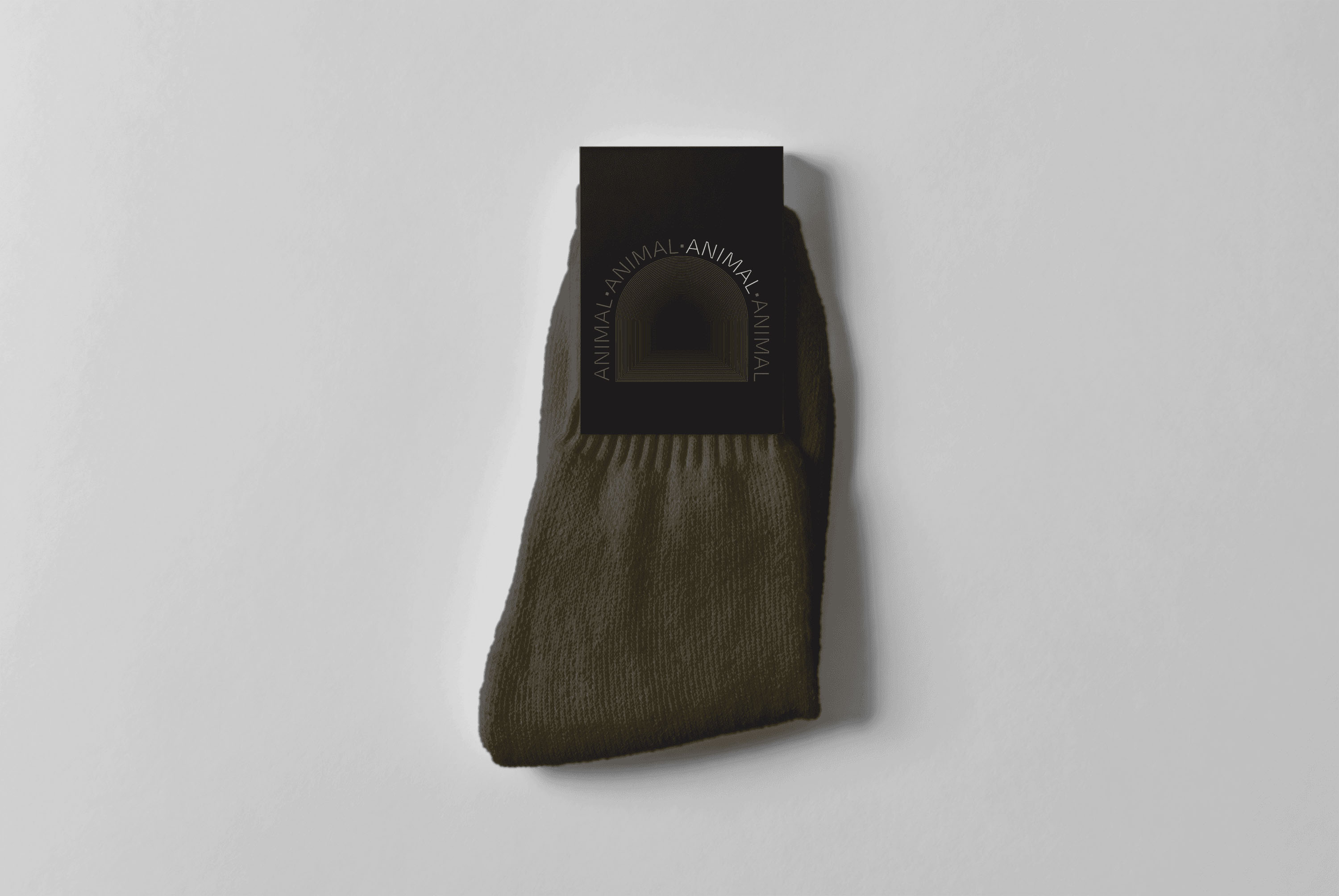 Animal Topcard Solid Khaki